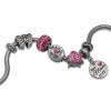 Wal-Mart.com USA, LLC: Connections from Hallmark Stainless Steel Limited Edition "Best Mom Ever" Charm Bracelet Set
