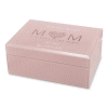Things Remembered: Pink Glass Mom Keepsake Box