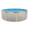 Jet.com: Phoenix 21' x 52' Round Steel Frame Design Above Ground Outdoor Swimming Pool