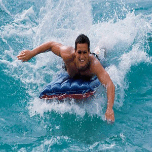In The Swim Pool Supplies: Large Inflatable Canvas Surf Rider