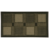 Kohls Department Stores Inc: Safavieh Courtyard Square Indoor Outdoor Patio Rug - 2' 7" x 5', Black Sand